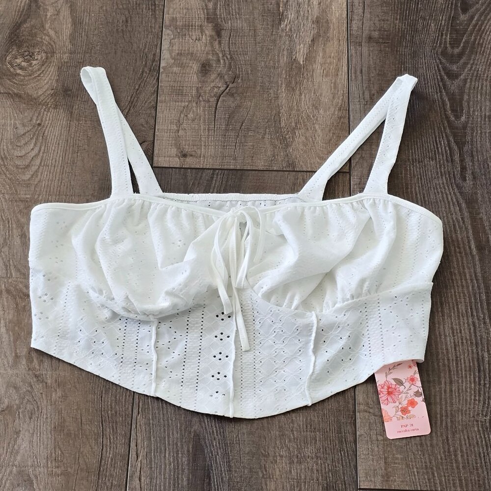 NWT -Firerie Knot Front Schiffy Bustier Cami Top – Size 3XL
